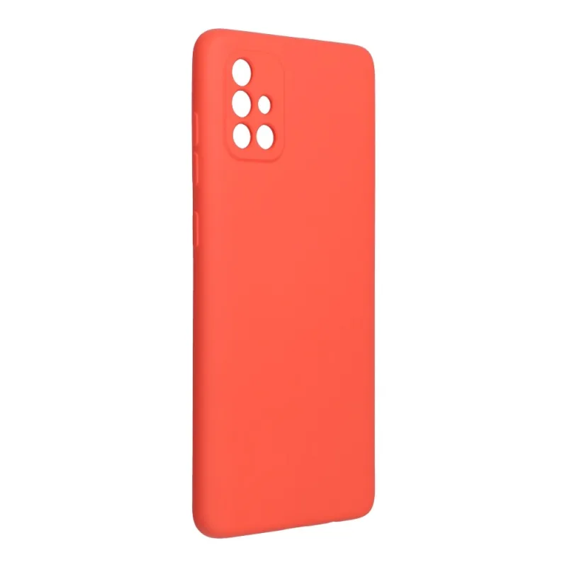 Puzdro SILICONE LITE na SAMSUNG Galaxy A71 pink