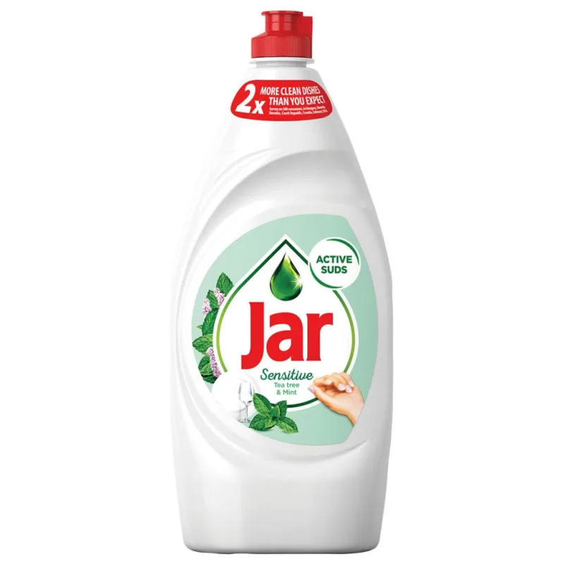 Jar prostriedok na riad Sensitive Tea Tree & Mint 900ml