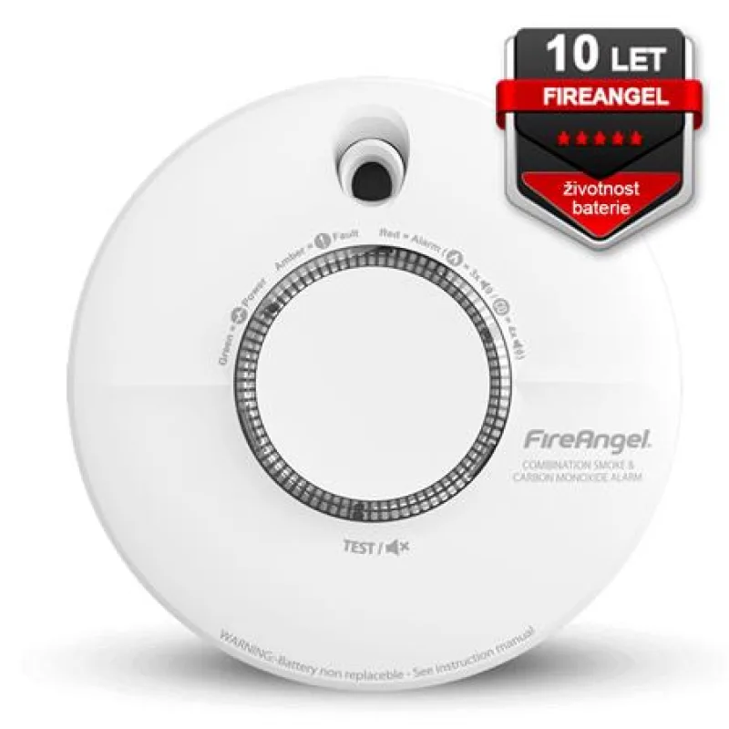 FireAngel Kombinovaný hlásič požáru a CO SCB10-INT SCB10