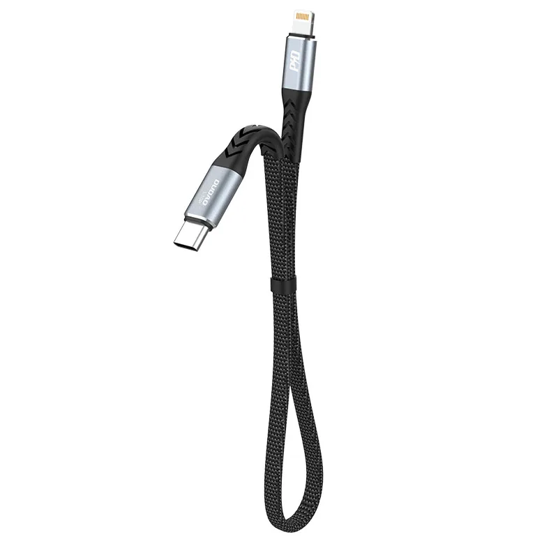 Dudao L10P Lightning - USB-C PD 20W kábel 0,23m - čierny