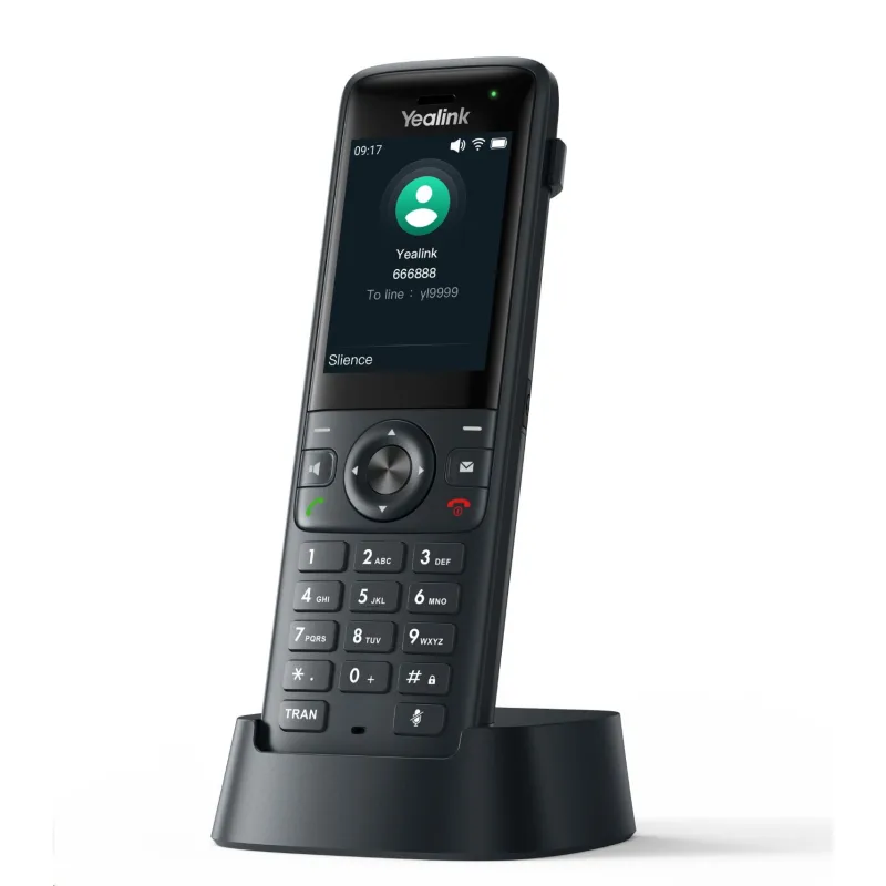 Yealink AX83H Wi-Fi 6 telefón, BT, 2, 4", 4 SIP AX83H