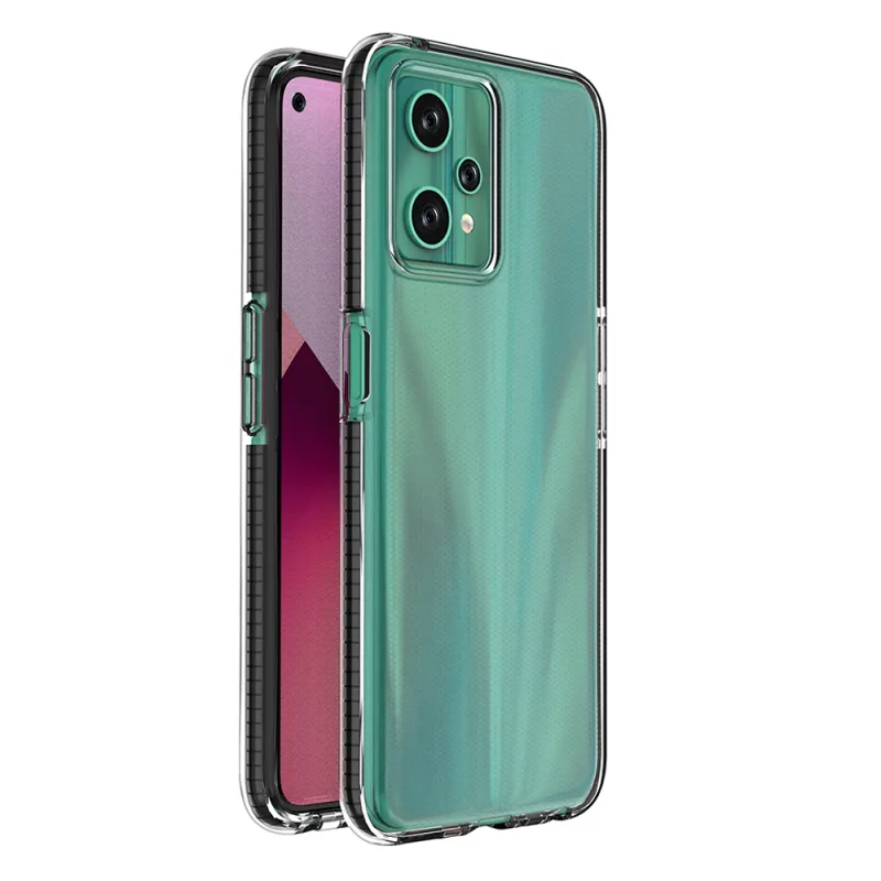 Puzdro Spring Case pre silikónový kryt Realme 9 Pro s rámom čierny