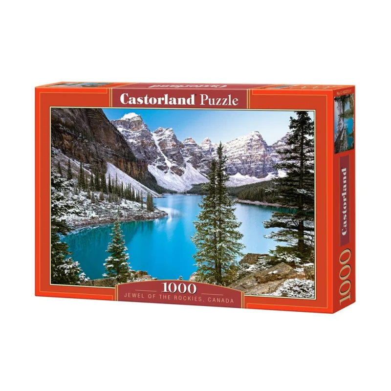 CASTORLAND Puzzle Kanadské jazero 1000 dielikov