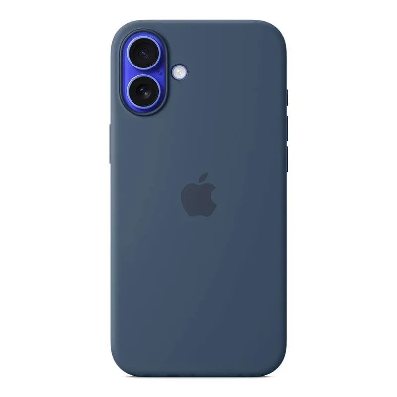 iPhone 16 Plus Silicone Case with MagSafe - Denim