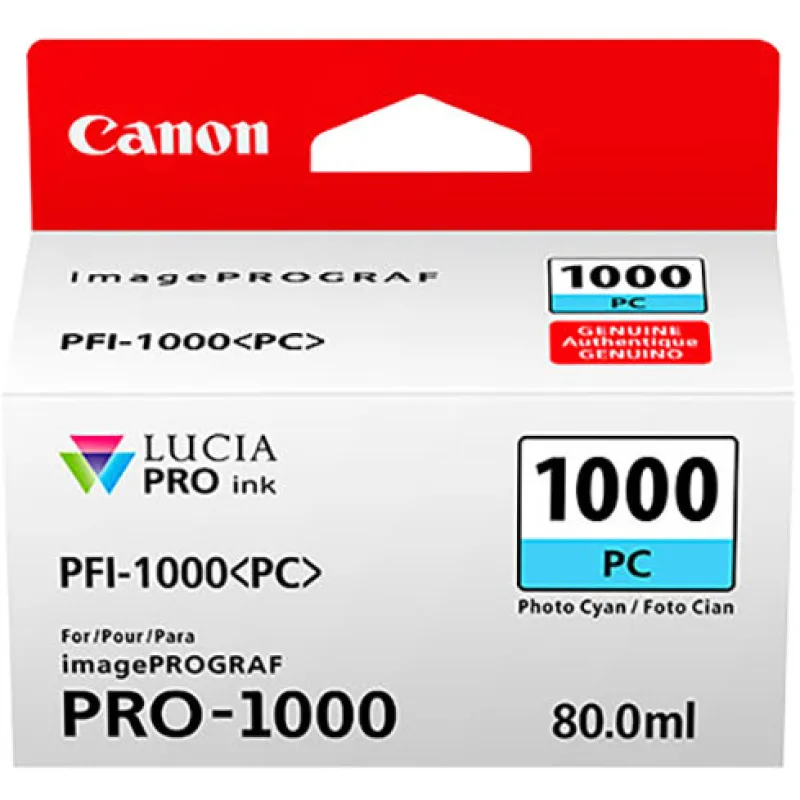 Canon PFI-1000 PC, foto azúrový 0550C001