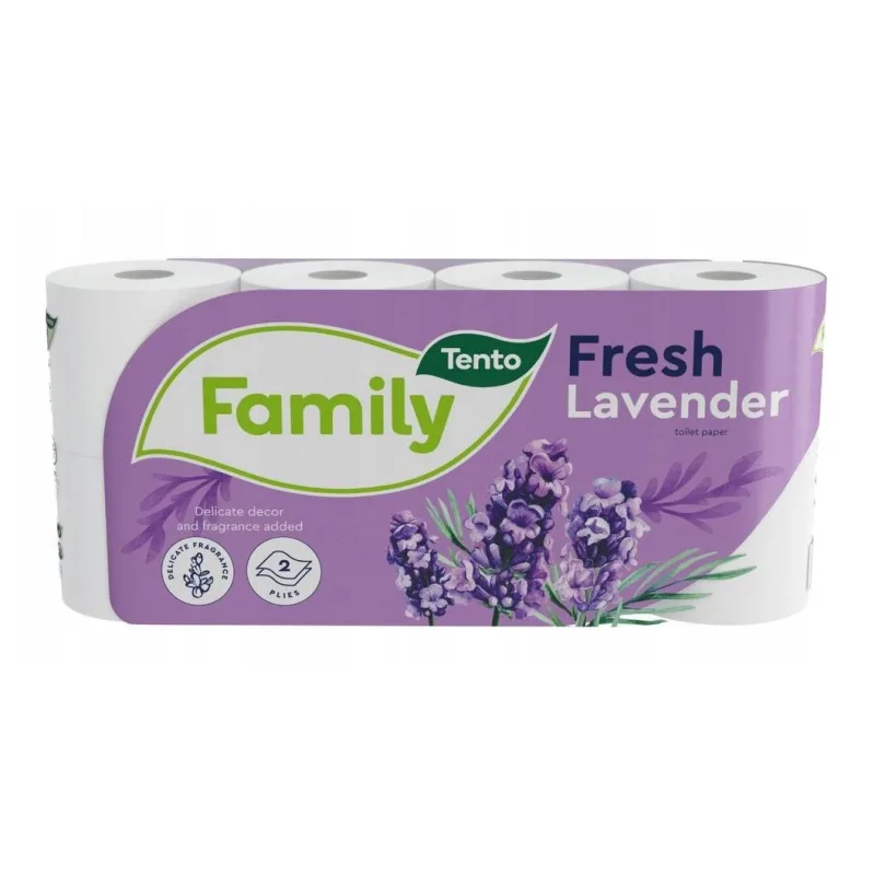 Tento Family Levander 8 ks 2-vrstvový, 156 útržkov 19m