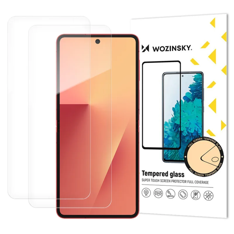 Wozinsky TPU celotelový chránič obrazovky pre Samsung Galaxy Z Flip 7, sada 2 kusov