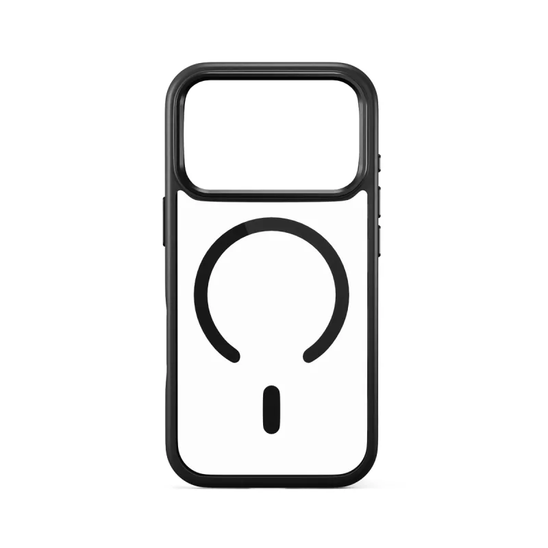 iStores by Epico Hero Pro Mag+ Case iPhone 17 Pro Qi2 & Magsafe kompatibilný - čierna transparentná