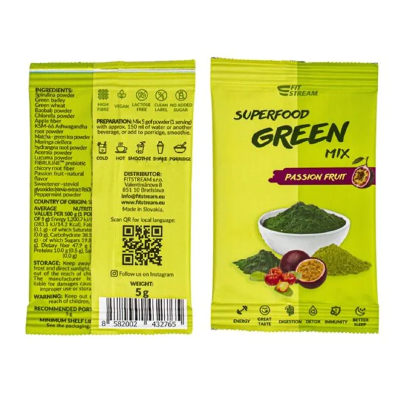 Fitstream Superfood GREEN mix 5g 1pack FitStream-Superfood-Green-mix-5g