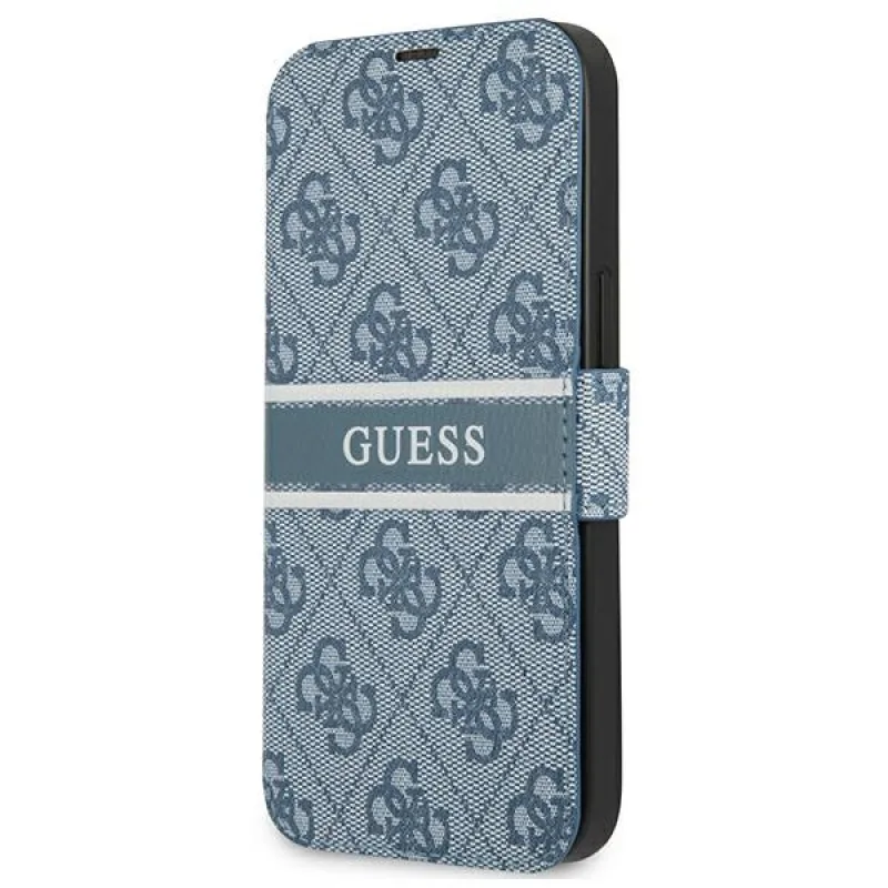 Guess GUBKP13S4GDBL iPhone 13 mini 5,4" modrá/modrá kniha 4G Stripe