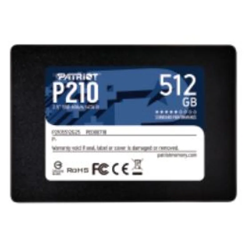 PATRIOT P210/ 512GB/ SSD/ 2.5"/ SATA/ 3R P210S512G25