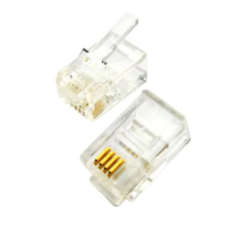 OXnet konektor RJ11-6p4c plochý kábel, lanko, (100ks) predĺžený P6-L63