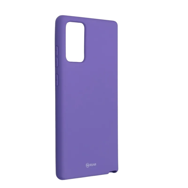 Puzdro Roar Colorful Jelly na Samsung Galaxy Note 20 purple