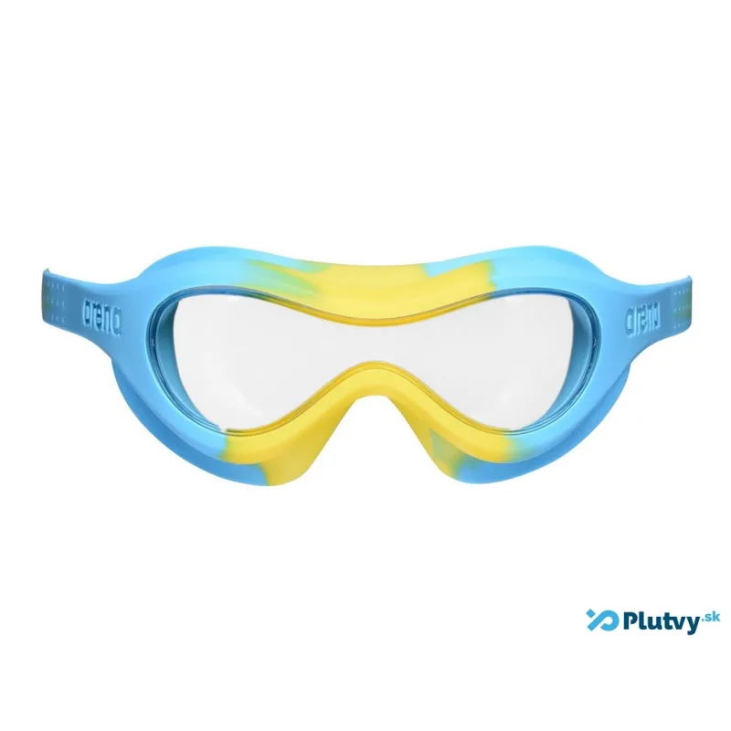 Arena Spider Kid maska tyrkysová