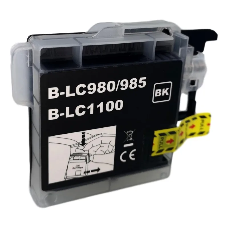 Toner Brother LC-980B/LC-985B/LC-1100B Black - 24ml - kompatibilný