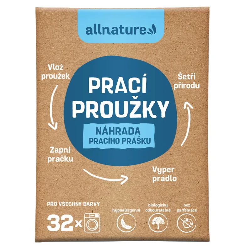 Allnature Pracie pásiky 16ks (32 praní)