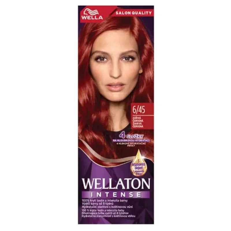 Wellaton farba na vlasy Intense 6/45 Žiarivá červená