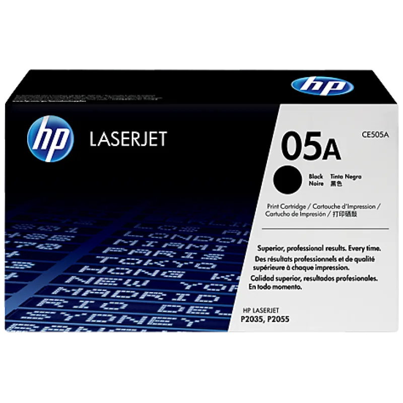 HP Toner LaserJet Black Print Cartridge (2,300 pages) CE505A