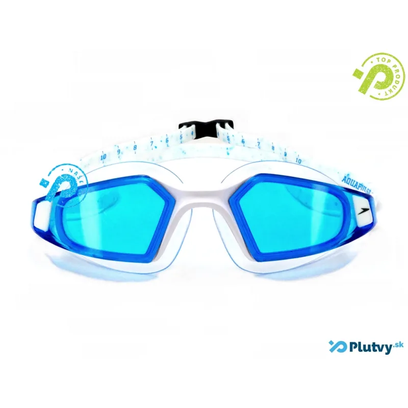 Speedo AquaPulse Pro Mirror biela, modré