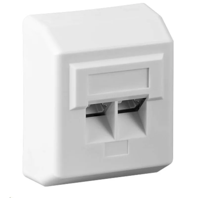 PREMIUMCORD Zásuvka 2xRJ45 pre sadrokartón, UTP Cat5e szrjz-1