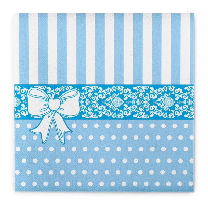 MANK Sovie home 69058 obrúsky Airlaid Dinner 40x40cm Bine modrá 12ks