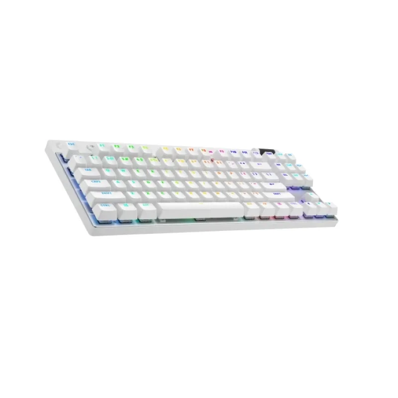Logitech G PRO X TKL LIGHTSPEED - herná klávesnica, Tactile, biela, US