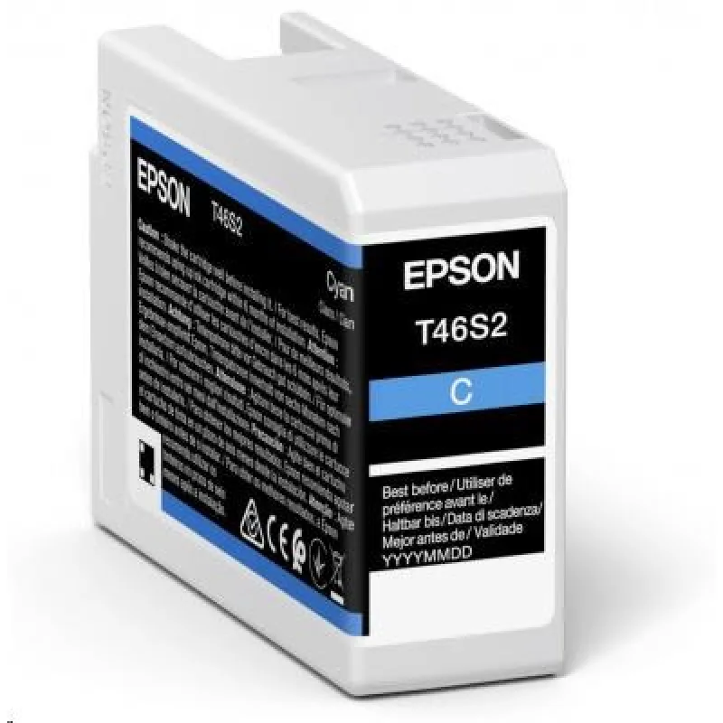 Atrament EPSON Singlepack Cyan T46S2 UltraChrome Pro 10 25 ml C13T46S200