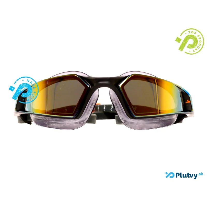 Speedo AquaPulse Pro Mirror čierna, zlaté