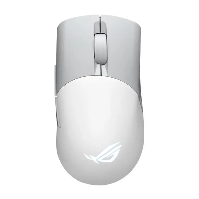 ASUS ROG Keris Wireless Aimpoint Lightweight RGB Gaming Mouse, white