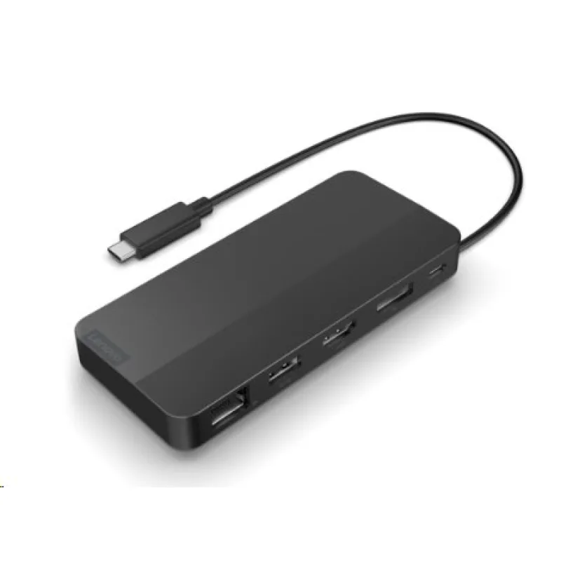 Lenovo USB-C Dual Display Travel Dock with 100W - PD65W…