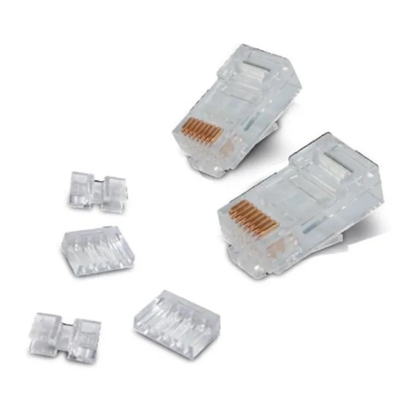 OXnet netienený konektor UTP RJ45-8p8c,50µ" Au, drôt, skladaný, Cat6, …