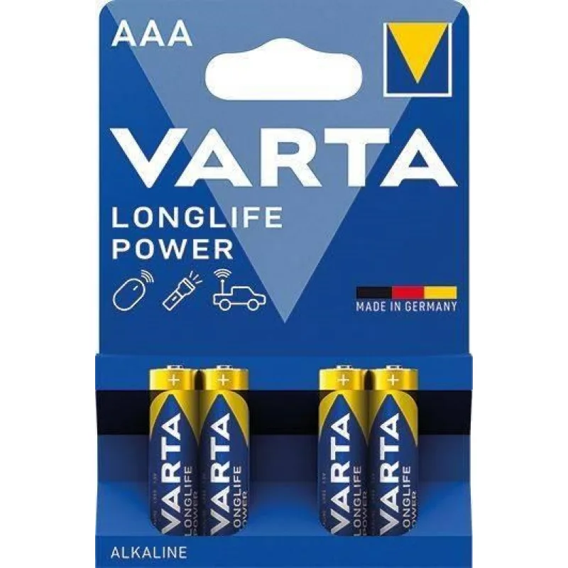 Varta LR03/ 4BP Longlife POWER (HIGH ENERGY) (Blistr 4ks) 409664,00
