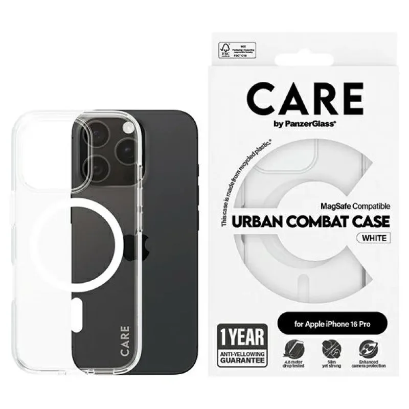 CARE by PanzerGlass Flagship Case iPhone 16 Pro 6,3"" čierna/čierna MagSafe 1346