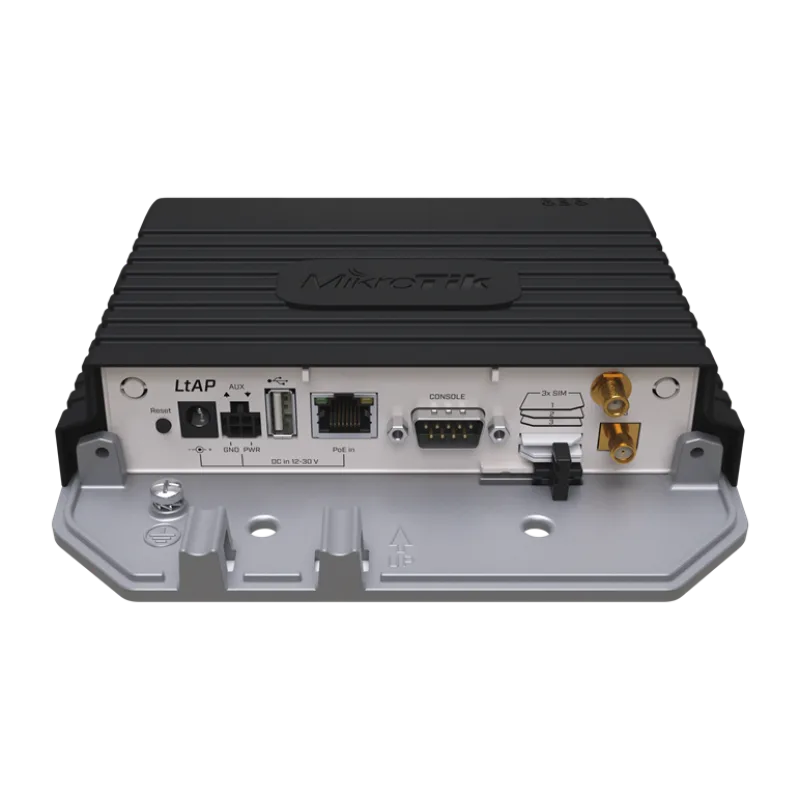 MIKROTIK RouterBOARD LtAP LR8G LTE6 kit + L4 (880MHz, 128MB RAM, 1xGLAN, 1x 802.11n, LTE6, LoRa8) outdoor