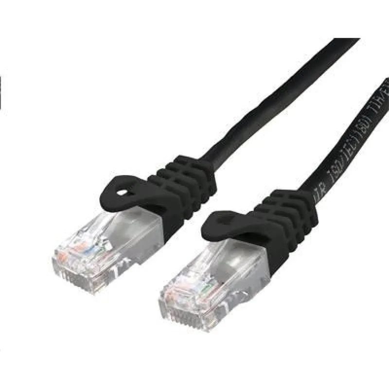 C-TECH kabel patchcord Cat6, UTP, černý, 0, 5m CB-PP6-05BK