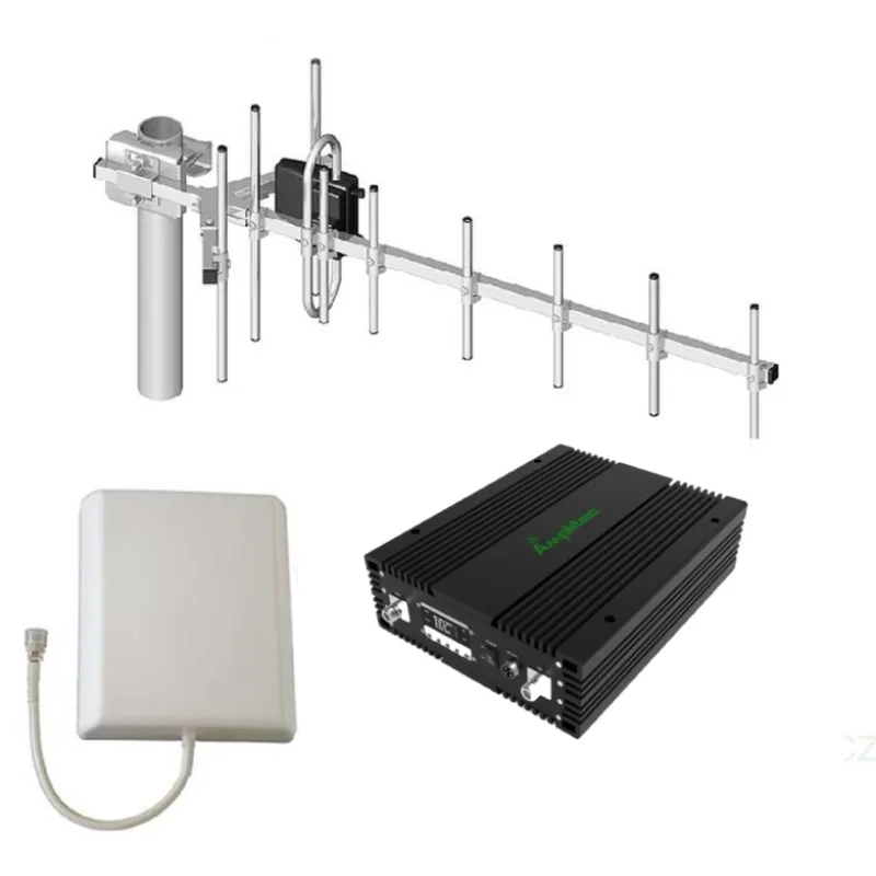 Duálny zosilňovač mobilného signálu Amplitec C27 LE v setu pro EGSM, 4G/LTE