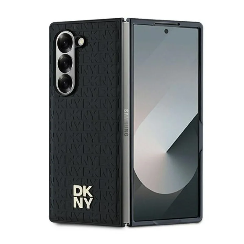 Puzdro DKNY Repeat Pattern Stack Logo pre Samsung Galaxy Z Fold6 – čierne