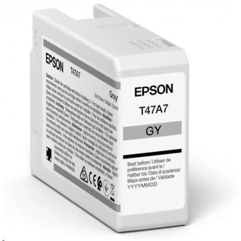 Atrament EPSON Singlepack Gray T47A7 UltraChrome Pro 10 50 ml C13T47A700