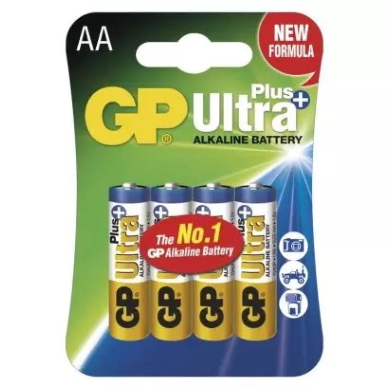 EMOS GP alkalická batéria ULTRA PLUS AA (LR6) 4BL
