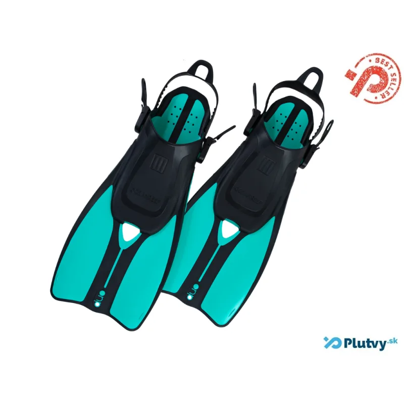 Ocean Reef Duo II Travel Fins tyrkysová, 43/48