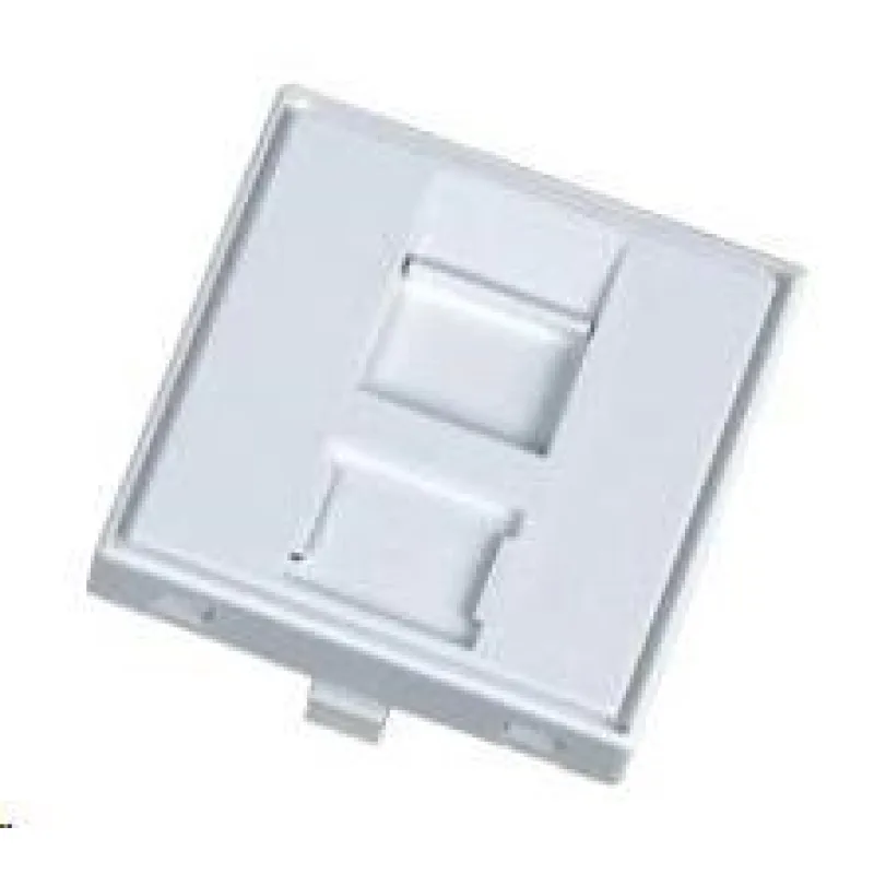 Modul neosazený 1x RJ45, 45x45 mm s prachovkou KEYMOD45x45-1