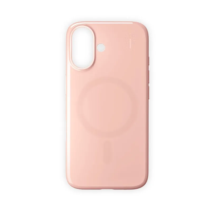 iDeal Slim Case MagSafe iPhone 17 Glossy Blush Pink