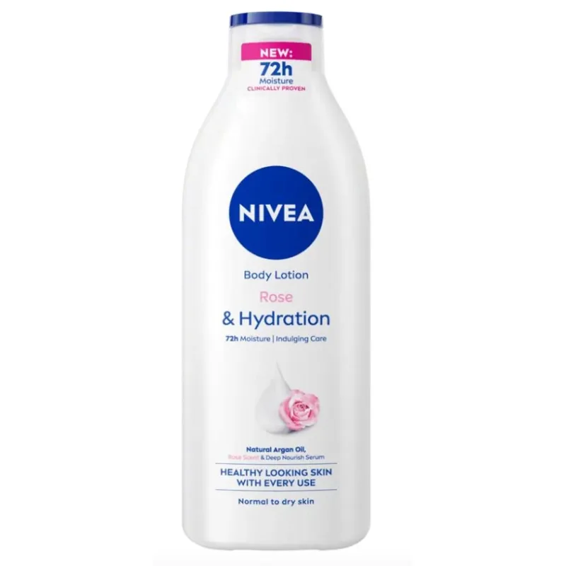 Nivea Rose & Argan telové mlieko 400ml