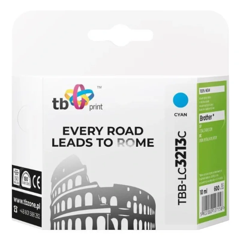 Ink. kazeta TB kompat. s Brother TBB-LC3213C CY TBB-LC3213C