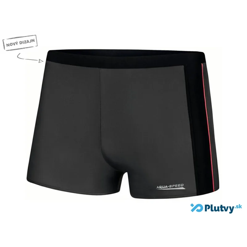 Aqua Speed Jason - pohodlné pánske plavky čierna, 36