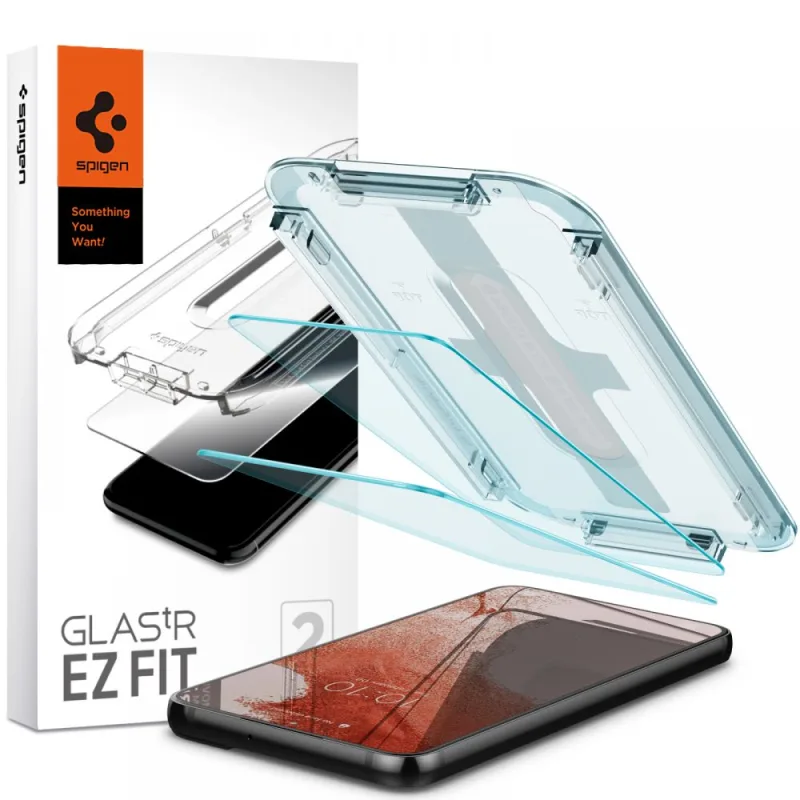 Tvrdené sklo Spigen Glas.tR EZ Fit pre Samsung Galaxy S22 - 2 ks.