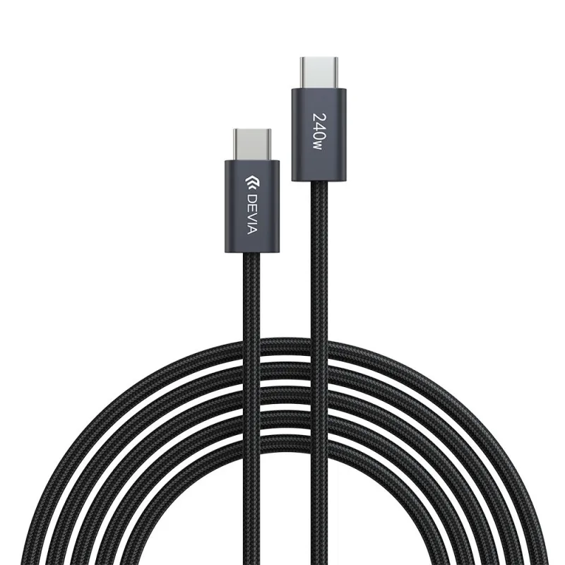 Devia kábel USB-C Extreme Speed Series 240W Cable 2m - Black 6942297108721