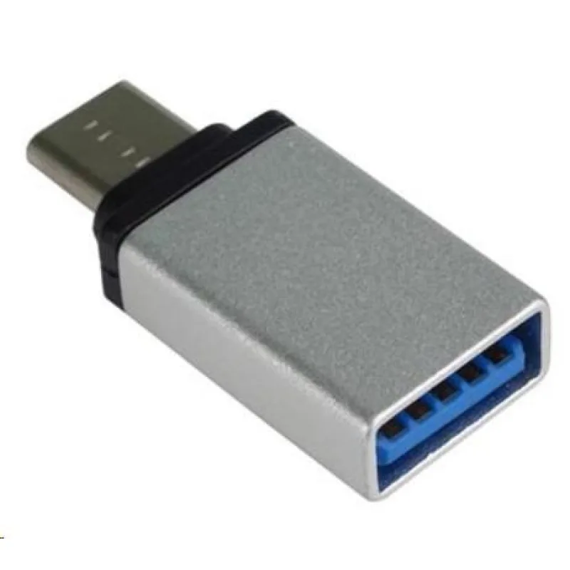Adaptér PREMIUMCORD USB 3.1 C/ male - USB 3.0 A/ samica, strieborná, …