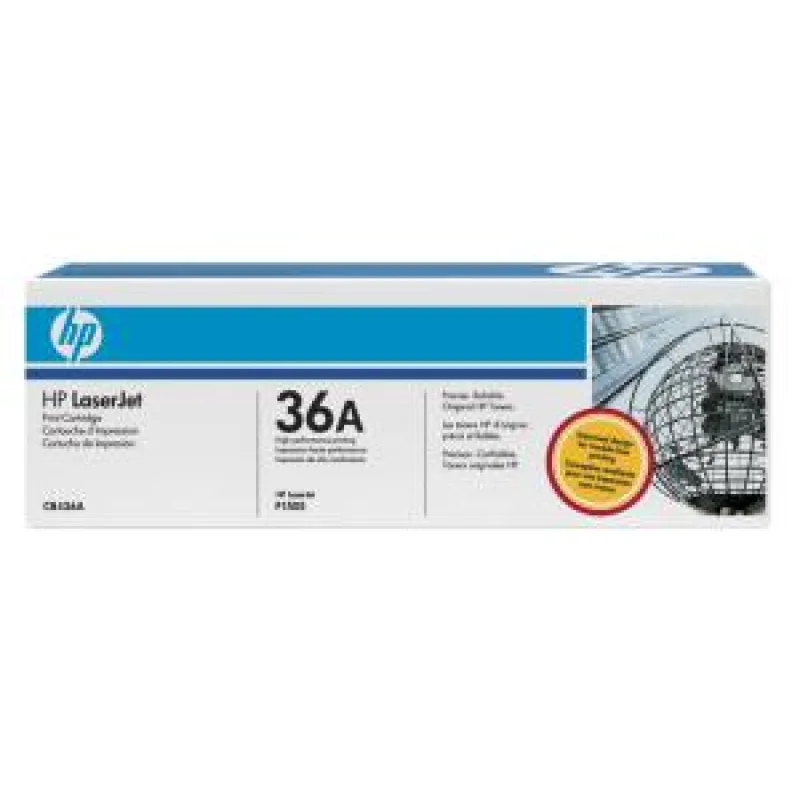 HP tlačová kazeta čierna, CB436A CB436A