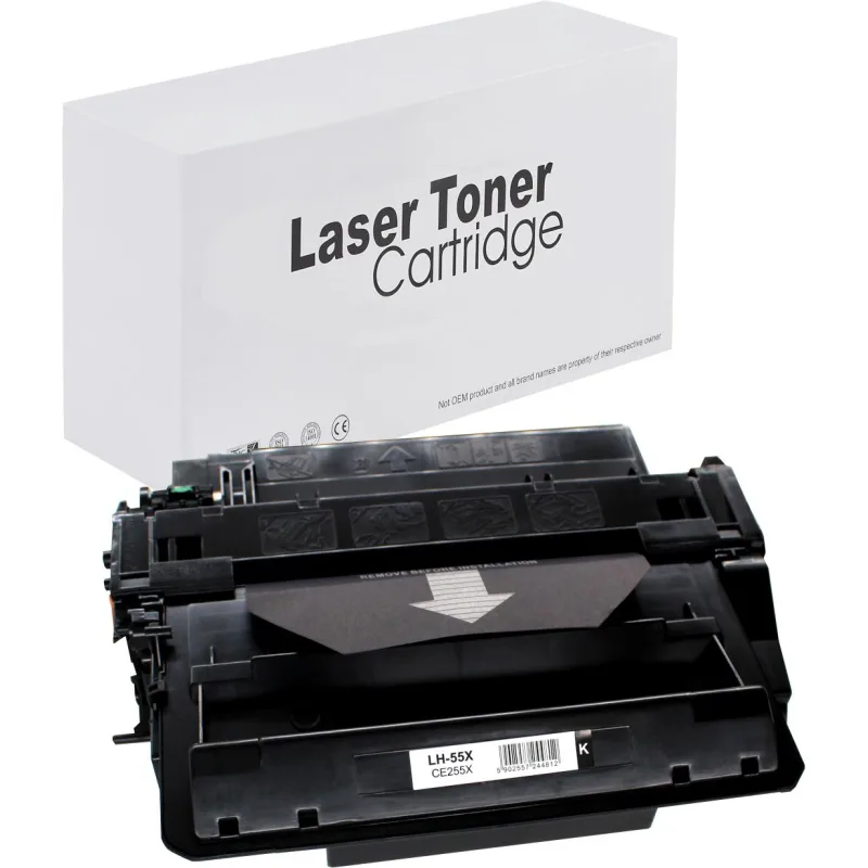 Toner HP CE255X - 12500s - Black - kompatibilný